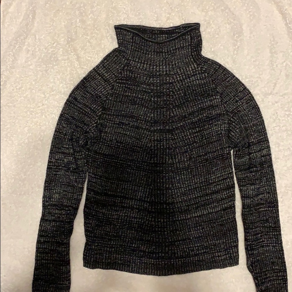 Grey cable-knit sweater from Revamped